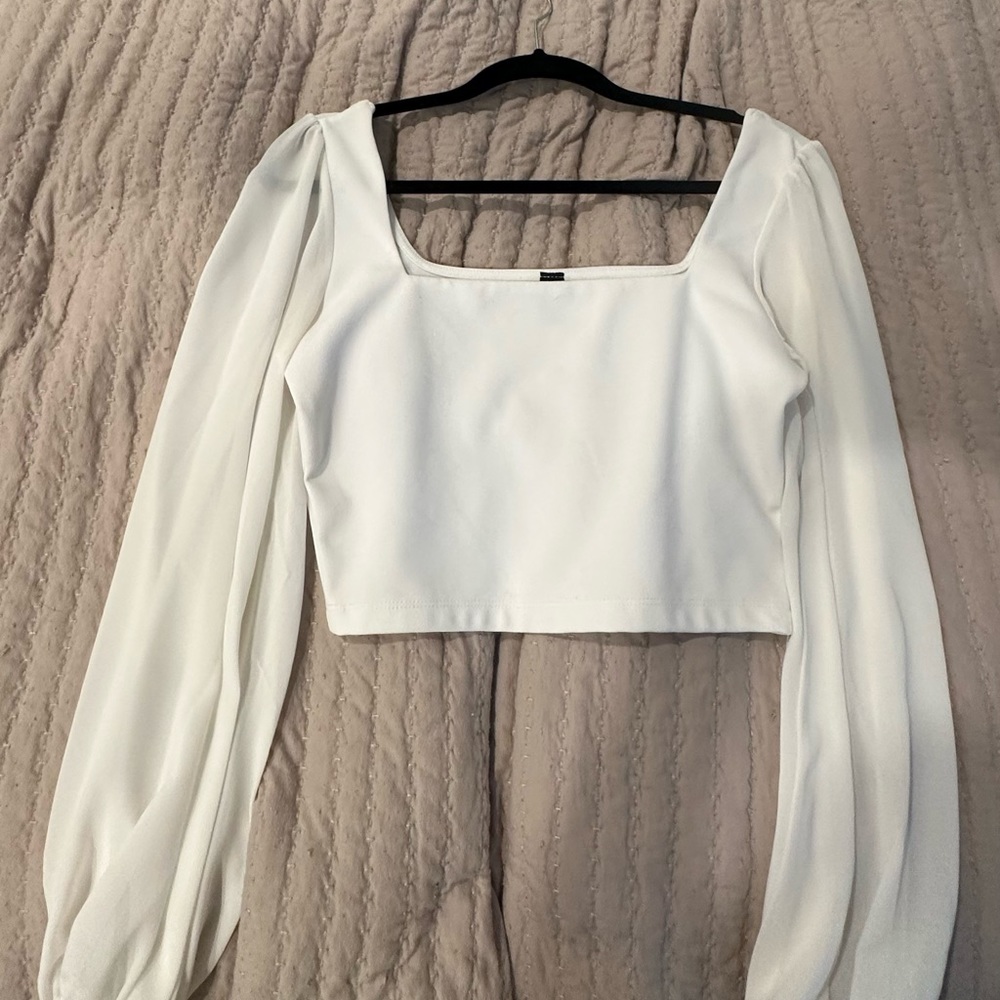 Windsor Mesh Sleeve Top